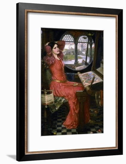 I Am Half Sick of Shadows, C1911-John William Waterhouse-Framed Giclee Print