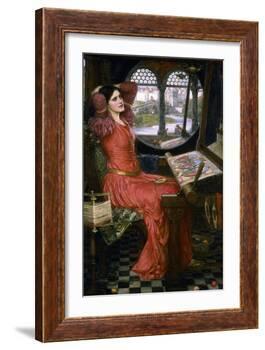 I Am Half Sick of Shadows, C1911-John William Waterhouse-Framed Giclee Print