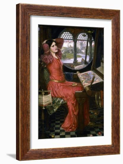 I Am Half Sick of Shadows, C1911-John William Waterhouse-Framed Giclee Print