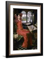 I Am Half Sick of Shadows, C1911-John William Waterhouse-Framed Giclee Print