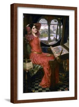 I Am Half Sick of Shadows, C1911-John William Waterhouse-Framed Giclee Print