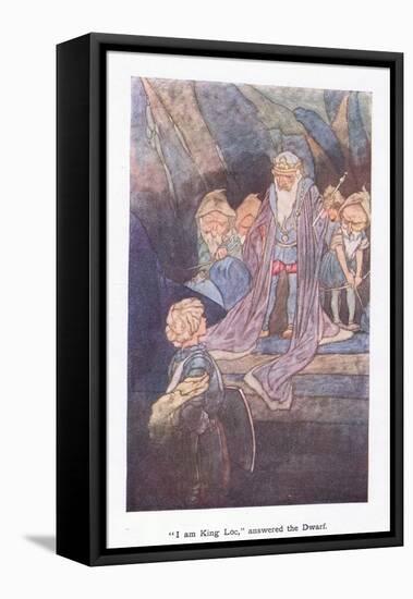 I Am King Loc Answered the Dwarf-Charles Robinson-Framed Premier Image Canvas