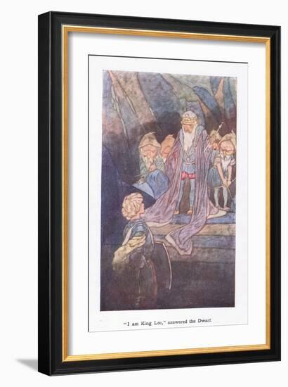 I Am King Loc Answered the Dwarf-Charles Robinson-Framed Giclee Print