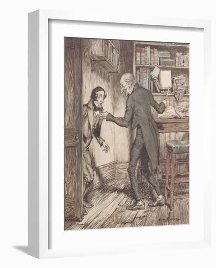 'I Am Not Going to Stand This Sort of Thing', 1915-Arthur Rackham-Framed Giclee Print