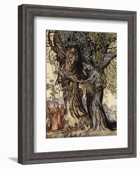 I Am Old Philemon! Murmured the Oak, Illustration from 'A Wonder Book for Girls and Boys'-Arthur Rackham-Framed Giclee Print