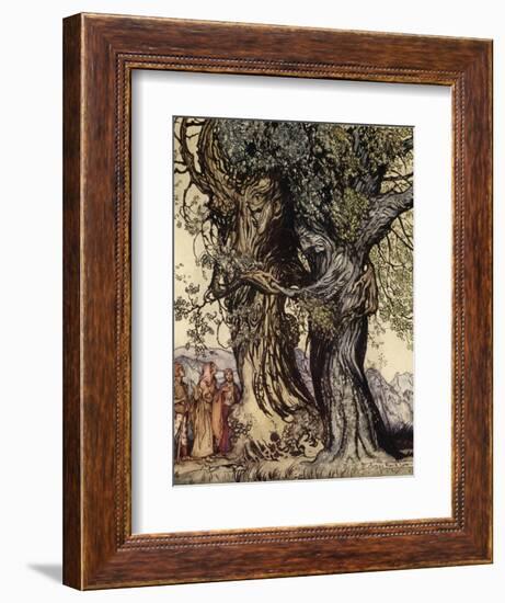 I Am Old Philemon! Murmured the Oak, Illustration from 'A Wonder Book for Girls and Boys'-Arthur Rackham-Framed Giclee Print