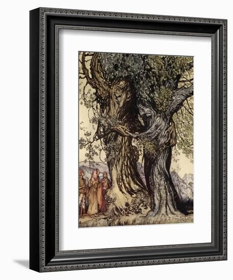 I Am Old Philemon! Murmured the Oak, Illustration from 'A Wonder Book for Girls and Boys'-Arthur Rackham-Framed Giclee Print