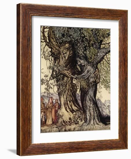 I Am Old Philemon! Murmured the Oak, Illustration from 'A Wonder Book for Girls and Boys'-Arthur Rackham-Framed Giclee Print