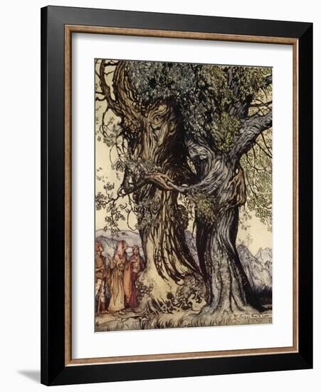 I Am Old Philemon! Murmured the Oak, Illustration from 'A Wonder Book for Girls and Boys'-Arthur Rackham-Framed Giclee Print