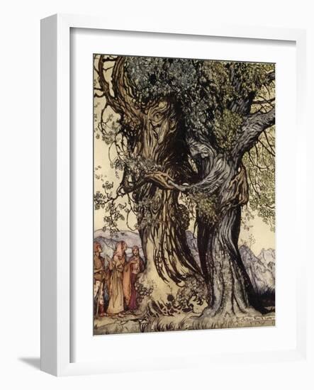 I Am Old Philemon! Murmured the Oak, Illustration from 'A Wonder Book for Girls and Boys'-Arthur Rackham-Framed Giclee Print