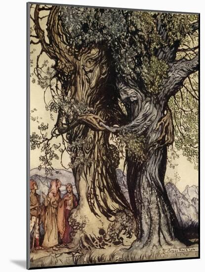 I Am Old Philemon! Murmured the Oak, Illustration from 'A Wonder Book for Girls and Boys'-Arthur Rackham-Mounted Giclee Print