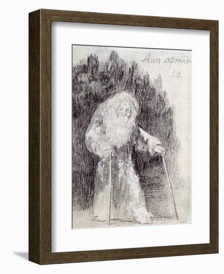 I Am Still Learning-Francisco de Goya-Framed Giclee Print