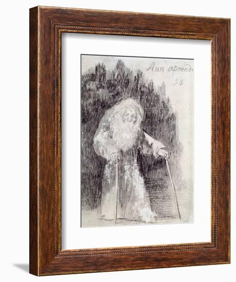 I Am Still Learning-Francisco de Goya-Framed Giclee Print