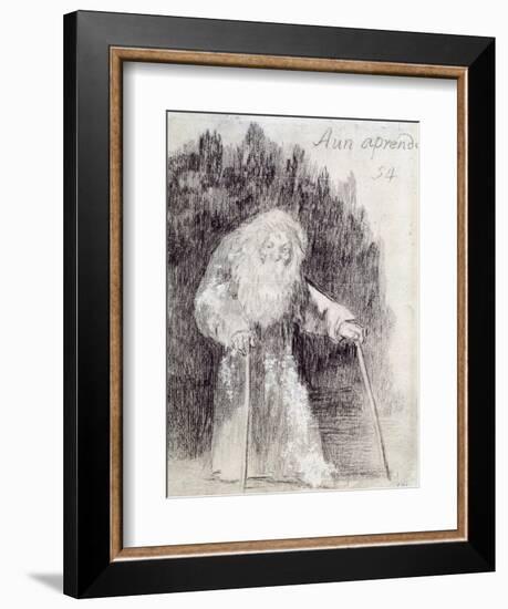 I Am Still Learning-Francisco de Goya-Framed Giclee Print