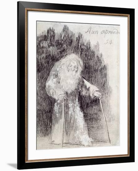 I Am Still Learning-Francisco de Goya-Framed Premium Giclee Print