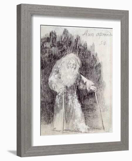 I Am Still Learning-Francisco de Goya-Framed Giclee Print