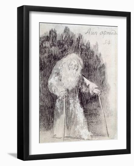 I Am Still Learning-Francisco de Goya-Framed Giclee Print