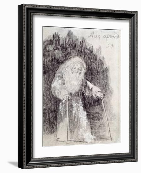 I Am Still Learning-Francisco de Goya-Framed Giclee Print