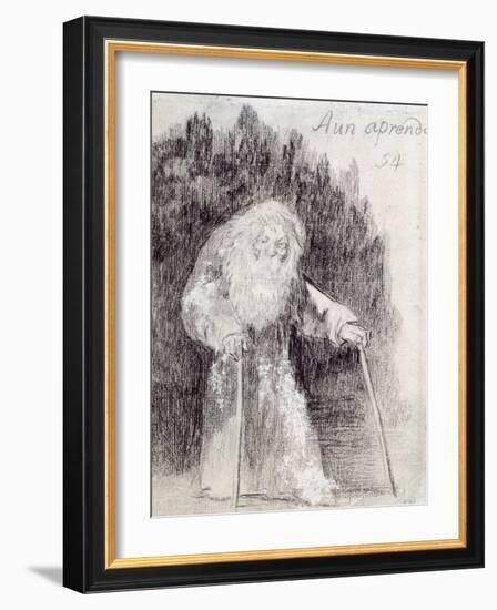 I Am Still Learning-Francisco de Goya-Framed Giclee Print