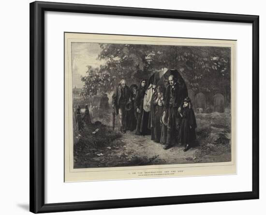 I Am the Resurrection and the Life-Frank Holl-Framed Giclee Print