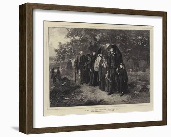 I Am the Resurrection and the Life-Frank Holl-Framed Giclee Print