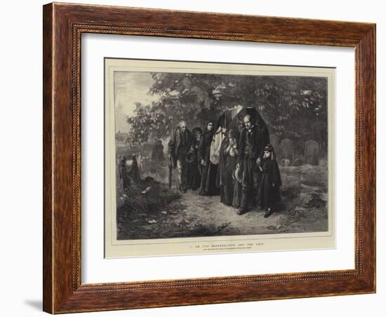 I Am the Resurrection and the Life-Frank Holl-Framed Giclee Print