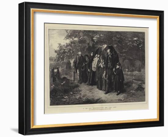 I Am the Resurrection and the Life-Frank Holl-Framed Giclee Print