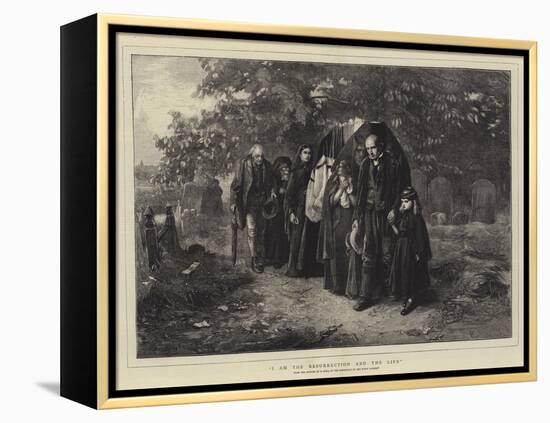 I Am the Resurrection and the Life-Frank Holl-Framed Premier Image Canvas