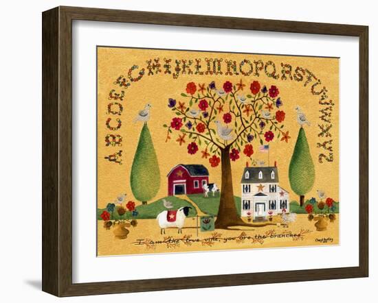 I am the True Vine Lang-Cheryl Bartley-Framed Giclee Print