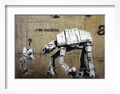Banksy I Am Your Father Bar Runner Ideal For Home Party Pub Beer Mat Media Mat