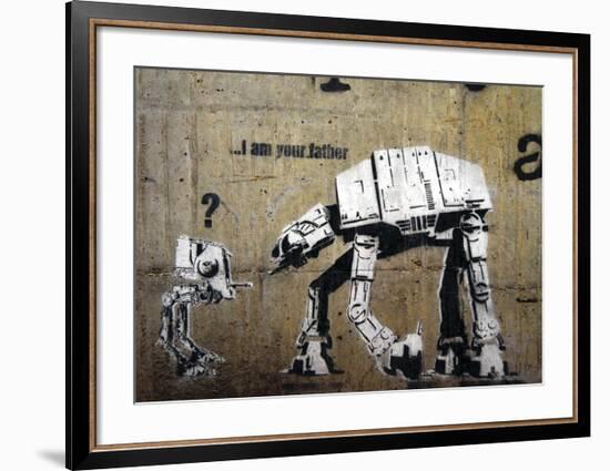 I am your father-Banksy-Framed Giclee Print