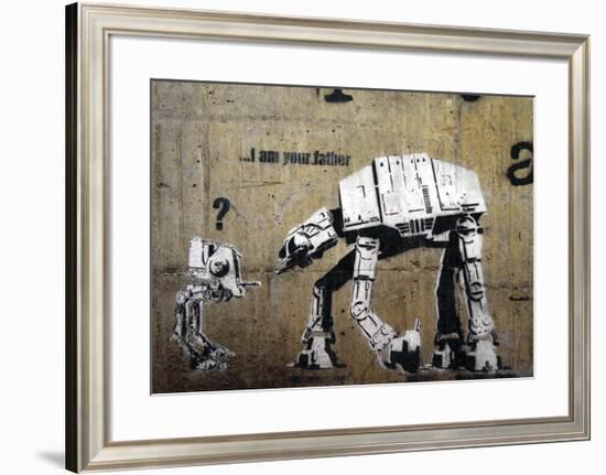 I am your father-Banksy-Framed Giclee Print