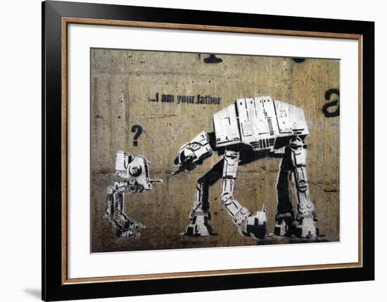 I am your father-Banksy-Framed Giclee Print