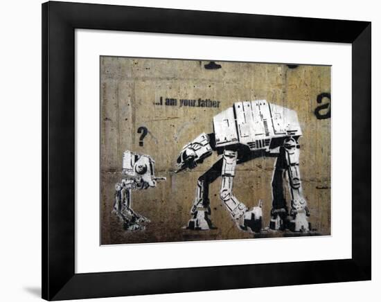 I am your father-Banksy-Framed Giclee Print