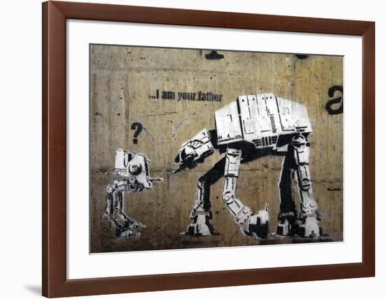 I am your father-Banksy-Framed Giclee Print