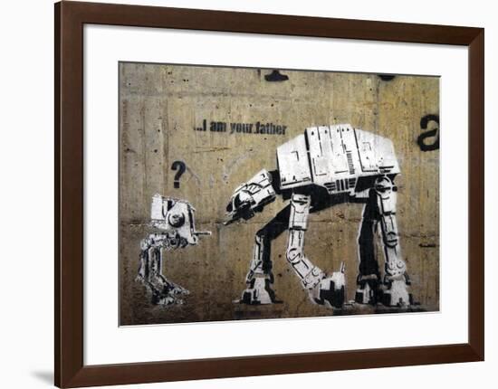 I am your father-Banksy-Framed Giclee Print