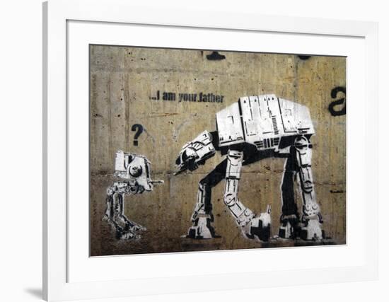 I am your father-Banksy-Framed Giclee Print