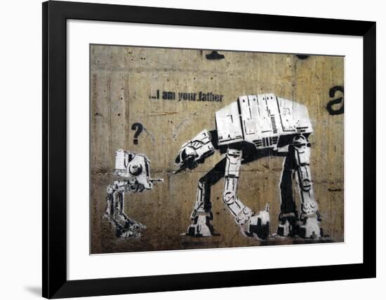 I am your father-Banksy-Framed Giclee Print