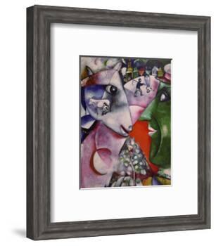 I and the Village, 1911-Marc Chagall-Framed Art Print