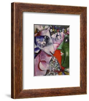 I and the Village, 1911-Marc Chagall-Framed Art Print