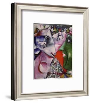 I and the Village, 1911-Marc Chagall-Framed Art Print