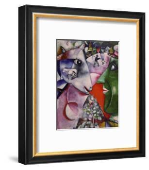 I and the Village, 1911-Marc Chagall-Framed Art Print