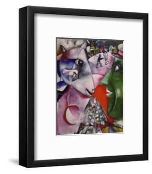 I and the Village, 1911-Marc Chagall-Framed Art Print