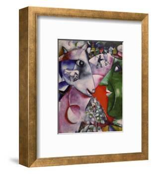 I and the Village, 1911-Marc Chagall-Framed Art Print