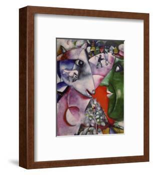 I and the Village, 1911-Marc Chagall-Framed Art Print