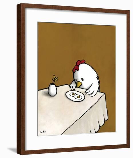 I Asked For Scrambled-Luke Chueh-Framed Art Print