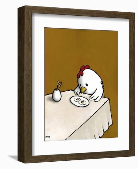 I Asked for Scrambled-Luke Chueh-Framed Art Print