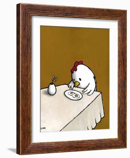 I Asked for Scrambled-Luke Chueh-Framed Art Print