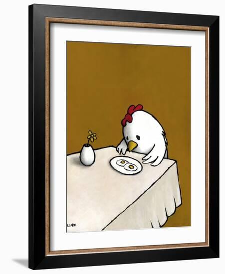 I Asked for Scrambled-Luke Chueh-Framed Art Print