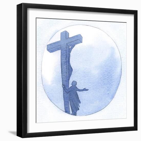 I Asked Him to Accept My Offering, and to Strengthen Me, 2000 (W/C on Paper)-Elizabeth Wang-Framed Giclee Print